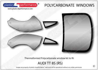 AUDI - TT 8S - Lexan Polycarbonate window kit