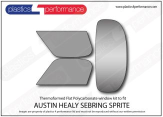 AUSTIN HEALEY - Sebring Sprite Mk1 - Perspex Polycarbonate lightweight window kit