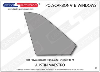 AUSTIN - Maestro - Lexan Polycarbonate left rear quarter window