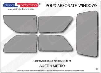 AUSTIN - Metro - Lexan Polycarbonate window kit