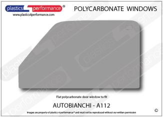 AUTOBIANCHI - A112 - Lexan Polycarbonate left front door window