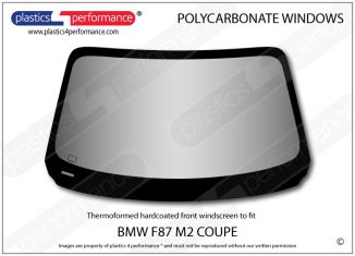 BMW - F87 M2 - Hardcoated Lexan Polycarbonate front windscreen