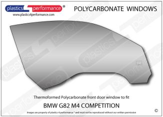 BMW - G82 M4 Competition - Lexan Polycarbonate right front door window