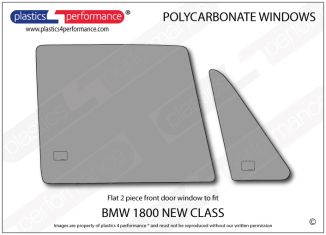  BMW - New Class 'Neue Klasse' - Lexan Polycarbonate right front door window