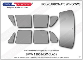 BMW - New Class 'Neue Klasse' - Lexan Polycarbonate window kit