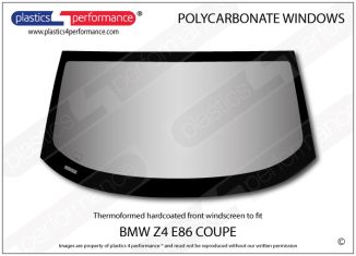 BMW - Z4 E86 Coupe - Hardcoated Polycarbonate front windscreen