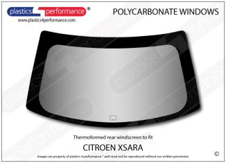 CITROEN - Xsara - Lexan Polycarbonate rear screen