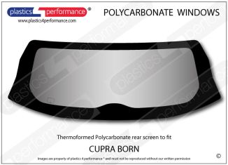 CUPRA Born - Lexan Polycarbonate rear screen