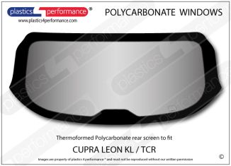 CUPRA Leon KL / TCR - Lexan Polycarbonate rear screen