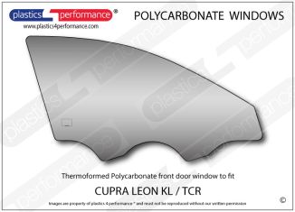 CUPRA Leon KL / TCR - Lexan Polycarbonate right front door window