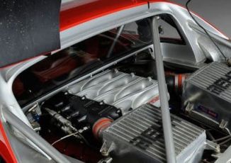 FERRARI - F40 - Lexan Polycarbonate internal/ bulkhead rear screen