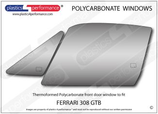 FERRARI - 308 / 328 GTB - Lexan polycarbonate front door window