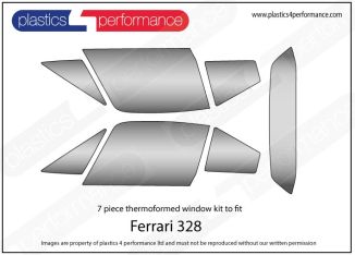 FERRARI - 328 GTB - Lexan Polycarbonate window kit