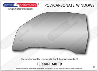 FERRARI - 348 - Lexan Polycarbonate left front door window