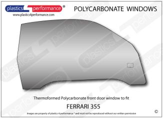 FERRARI - 355 - Lexan Polycarbonate right front door window