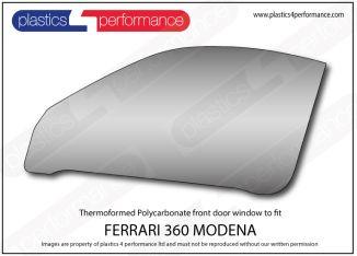 FERRARI - 360 Modena - Lexan Polycarbonate left front door window