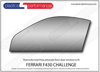 FERRARI - F430 Challenge - Lexan Polycarbonate left front door window