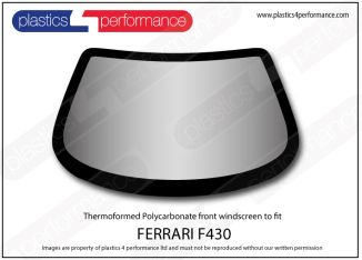 FERRARI - F430 Challenge - Hardcoated Lexan Polycarbonate front windscreen