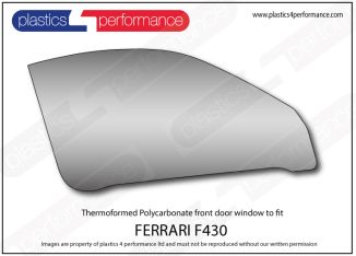 FERRARI - F430 - Lexan Polycarbonate right front door window