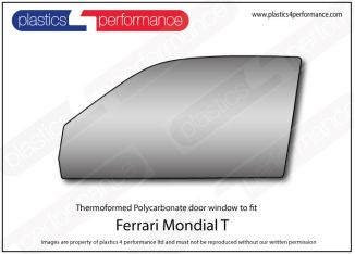 FERRARI - Mondial T - Lexan Polycarbonate left front door window