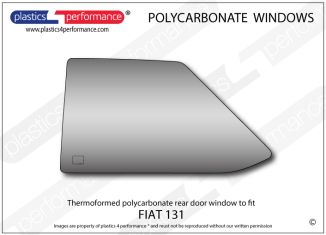 FIAT - 131 - Lexan Polycarbonate left hand rear quarter window