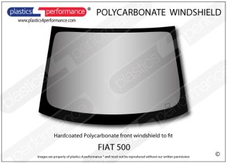 FIAT - 500 - Lexan Polycarbonate front windscreen