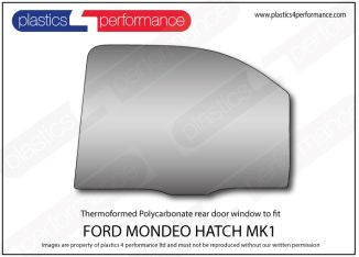FORD - Mondeo MK1 Hatch - Lexan Polycarbonate left rear door window