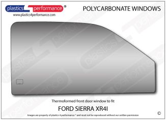 FORD - Sierra XR4i - Lexan Polycarbonate right front door window