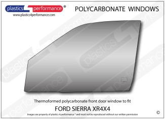 FORD - Sierra XR4x4 - Lexan Polycarbonate left front door window