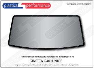 Ginetta G40 Junior - Hardcoated Lexan polycarbonate front windscreen