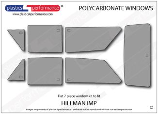 HILLMAN - Imp - Lexan Polycarbonate window kit  7 piece