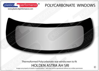 HOLDEN - Astra AH 3dr - Lexan Polycarbonate rear screen