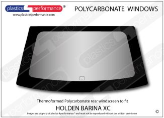 HOLDEN - Barina XC 3dr - Lexan Polycarbonate rear screen