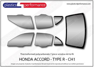 Honda Accord Type R CH1 - Lexan Polycarbonate window kit