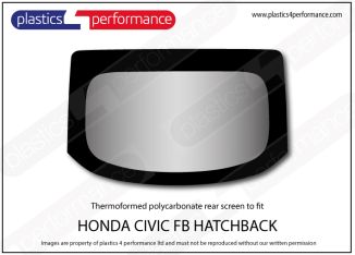 HONDA - Civic FB – 5dr Hatch - Lexan Polycarbonate rear screen