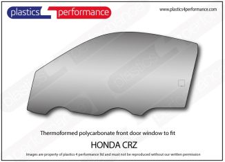 Honda CRZ - Lexan Polycarbonate left front door window