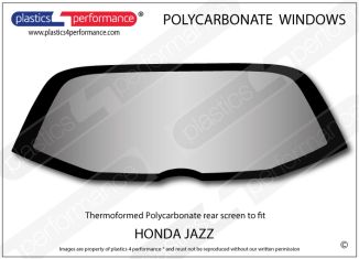 HONDA - Fit/ Jazz MK2 - Lexan Polycarbonate rear screen