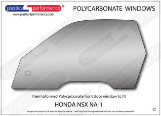 HONDA - NSX NA1 - Lexan Polycarbonate left front door window