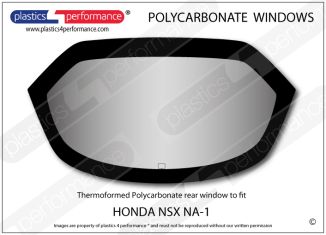 HONDA NSX NA1 - Lexan Polycarbonate rear window