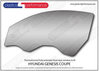 HYUNDAI - Genesis Coupe - Lexan Polycarbonate left front door window