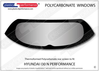 HYUNDAI - i30 Mk3 N Performance (PD) - Lexan Polycarbonate rear screen