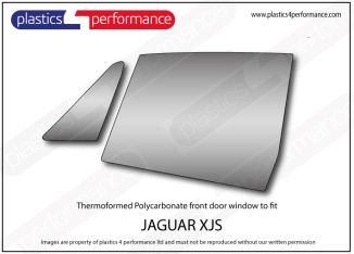 JAGUAR - XJS Coupe - Lexan Polycarbonate left front door window