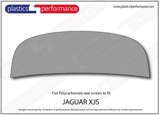 JAGUAR - XJS Coupe - Lexan Polycarbonate rear screen