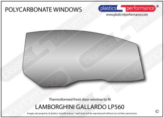 LAMBORGHINI - Gallardo LP560 - Lexan Polycarbonate right front door window