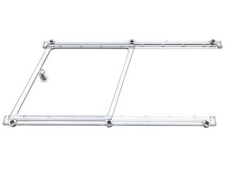 Plastics 4 Performance 'BUDGET' polycarbonate window slider kit - Large Angled version shown
