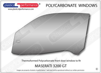 MASERATI - 3200 GT - Lexan Polycarbonate left front door window