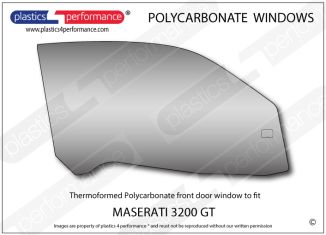 MASERATI - 3200 GT - Lexan Polycarbonate right front door window