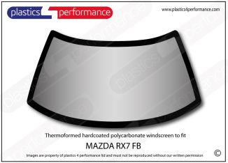 MAZDA - RX7 FB - Lexan Polycarbonate front windscreen