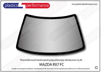 MAZDA - RX7 (FC) - Lexan Polycarbonate front windscreen