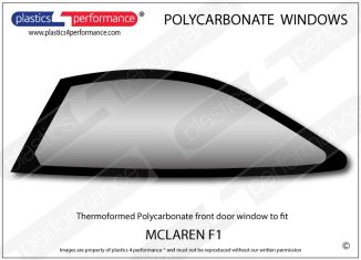 MCLAREN - F1 GTR - Lexan Polycarbonate right front door window